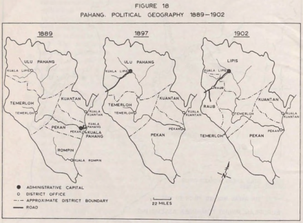 Pahang: Political Geography 1889-1902