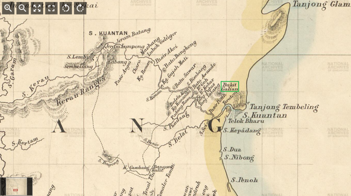 Peta Bukit Galing 1891