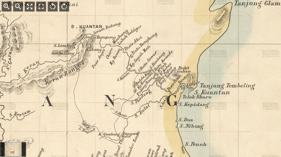 Peta Kuantan 1891