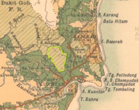 Peta Bukit Galing 1928