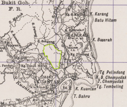 Salinan Peta Bukit Galing 1928